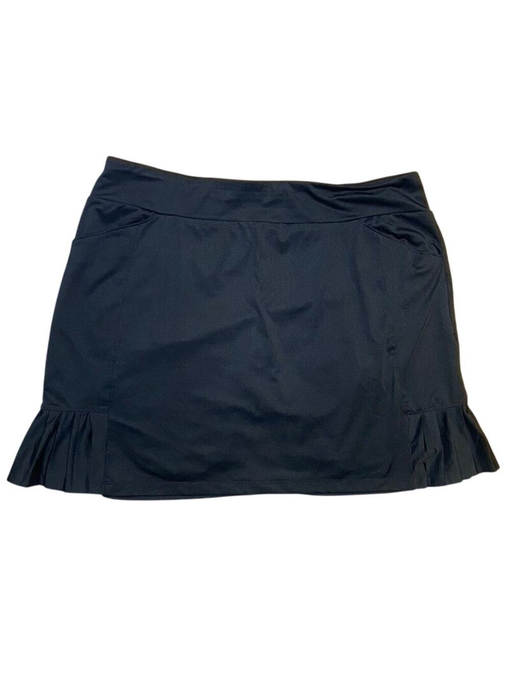 Tail White Label - Black Athletic Skort - Size XL - Ruffle Detail